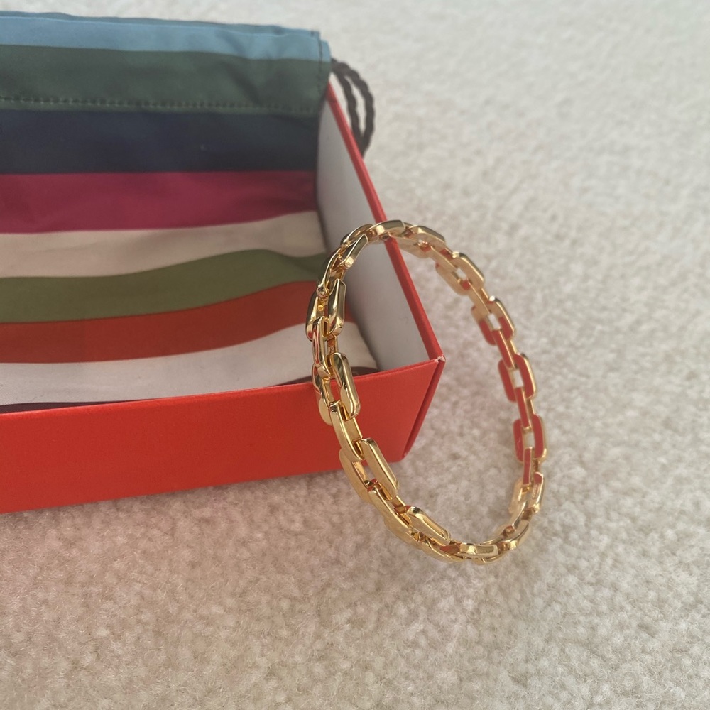 Gold Link Bangle - image 2